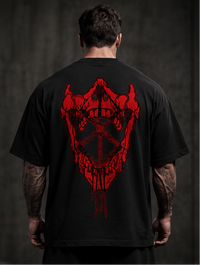 TXBERSERKER “Crimson Maw” Oversized Gym Tee