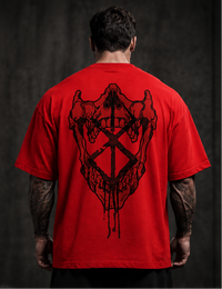 TXBERSERKER “Crimson Maw” Oversized Gym Tee