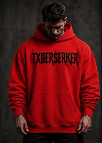 TXBERSERKER “Crimson Maw” Oversized Hoodie